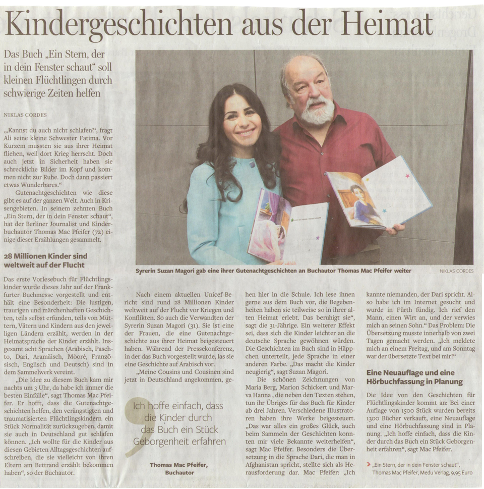 Artikel in der Berliner Morgenpost